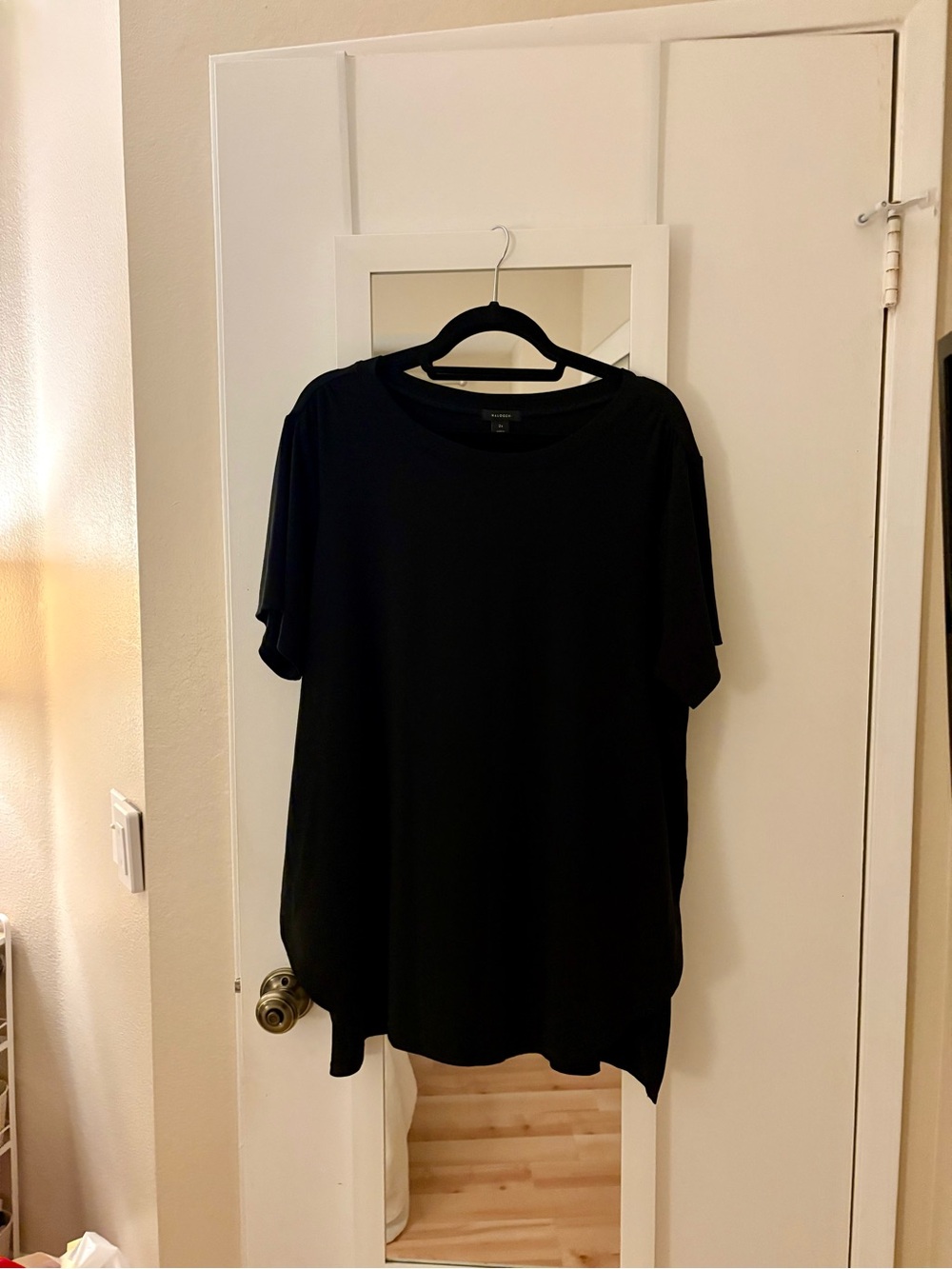 Halogen Black Short Sleeve Tunic - Size 2X